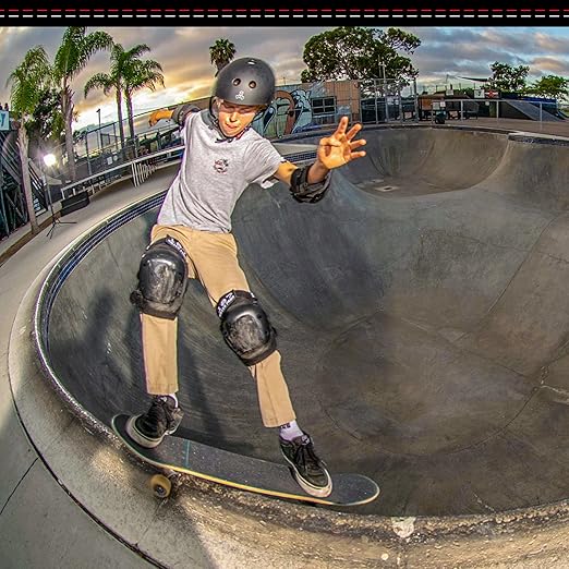 187 Killer Pads Knee Pads, Elbow Pads Combo Pack, Black, X-Small