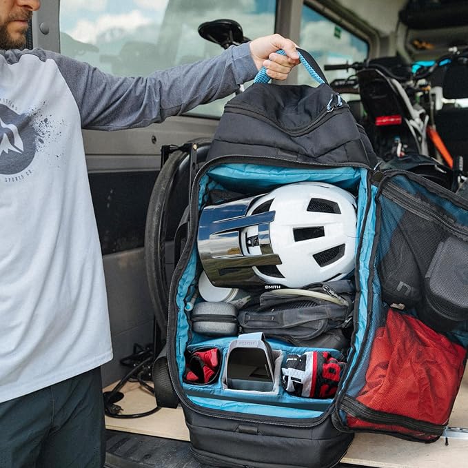 Wildhorn Big Mesa 90L MTB Gear Bag - Lightweight & Waterproof Duffel, Mountain Bike Duffle Bag, Ideal for Gym, Travel, Biking, Motorcycle, and Sports