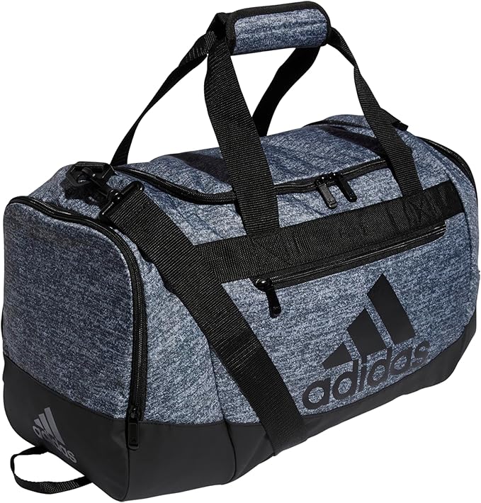 adidas Unisex Defender 4.0 Gym Duffel Bag for Men and Women, Jersey Onix Grey/Black, Small (38L)