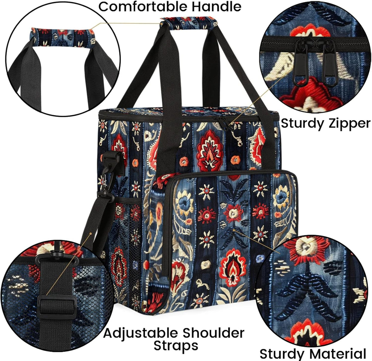 Coffee Maker Travel Bag Compatible with Keurig K-Mini,Single Serve Coffee Brewer Carrying Case Compatible for K-Mini Plus with Multiple Pockets for K-Cup Pods(Bag Only)