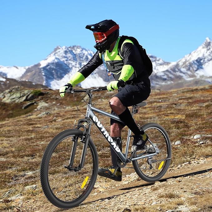 Betterland 26 Inch Mountain Bike, 7/21Speed Adult Bicycle with Dual V Brakes,Front Suspension, High Carbon Steel Frame, with Adjustable Ergonomic Seat Bicycle