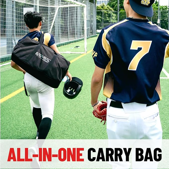 Baseball Rebounder Net 4x4.5FT - 5 Adjustable Angles Baseball Training Equipment for Ground, Line Drive & Fly Balls, Soccer Softball Volleyball Rebounder, Bounce Back Net with Hangbag