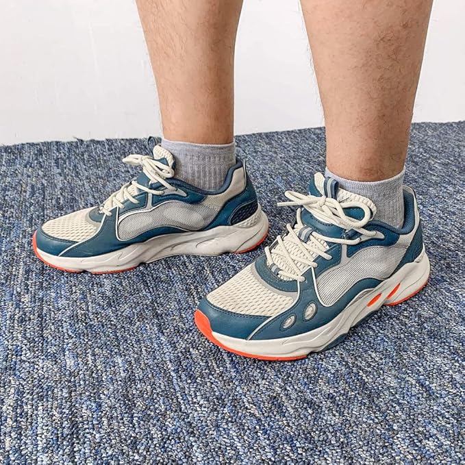 BERING Men's Ankle Socks Athletic Running Cushion Quarter (6 Pairs)