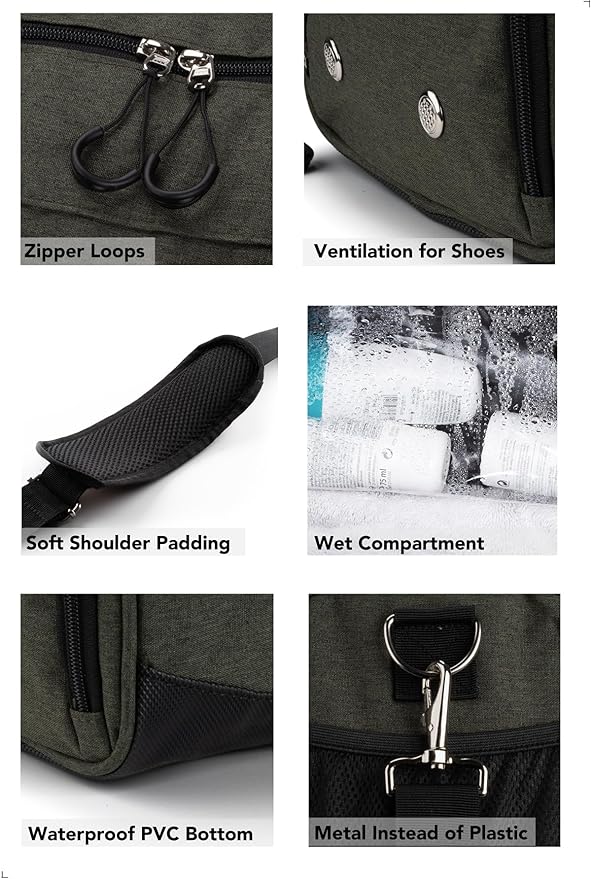 Fitgriff® Gym Bag for Men & Women with Shoe & Wet Compartment - Duffle Bag for Travel, Sports, Fitness & Workout