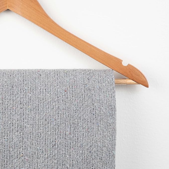 Arkwright Common Ground Bulk Blankets - Pack of 12 - Reversible 100% Cotton All Season Lightweight Couch Bed Throws for Wedding Guests, Travel, and Outdoor Events, 50 x 70 in, Grey