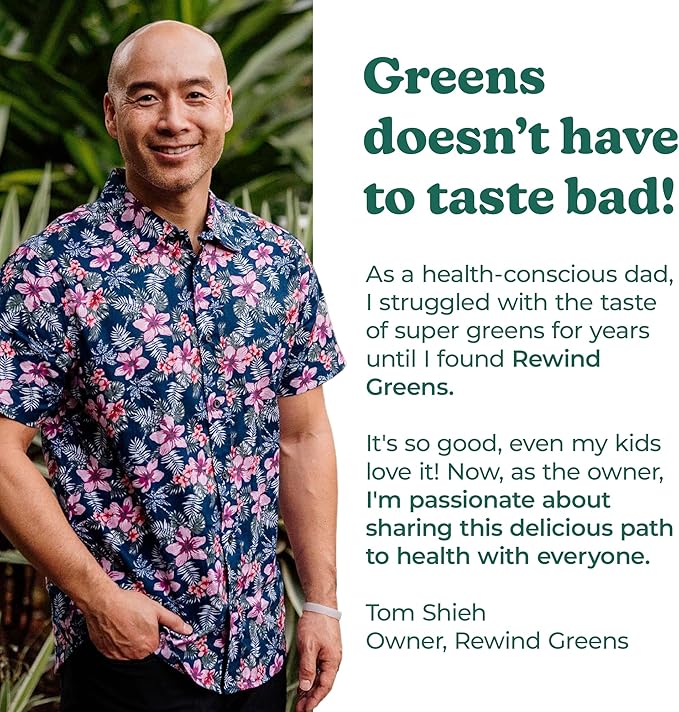 Best Tasting Super Greens Powder with 40+ Superfoods – Delicious Daily Green Powder with Vitamin B12, Zinc, Vitamin C, Magnesium & Calcium – Green Juice Superfood Mix - Cherry Flavor