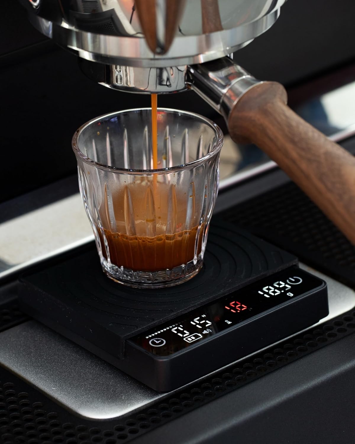 54mm Espresso Puck Prep Kit For Breville – 30LB Calibrated Tamper, Leather Tamping Mat, Distribution Tool, Coffee Scale & Espresso Prep Tool