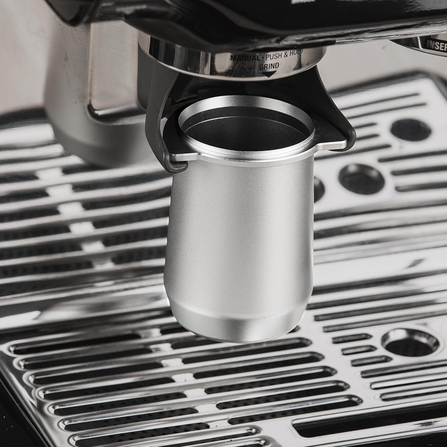 Portafilter Dosing Cup Espresso Coffee Accessrioes Compatible with 54mm Breville Portafilter and All 54mm Size Matte Silver