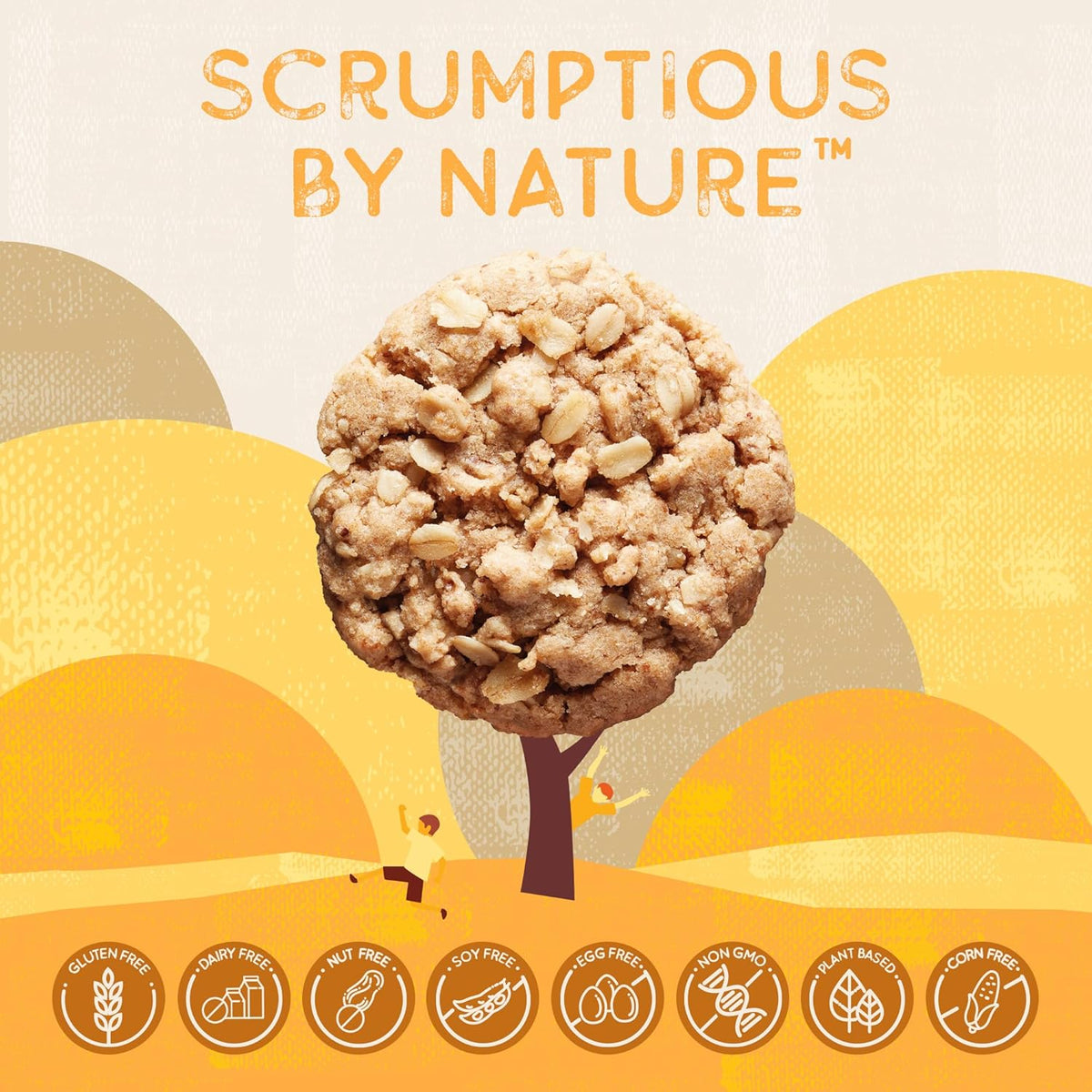 Autumn Sons Baking Co. Gluten Free Oatmeal Cinnamon Cookie Mix. Vegan Plant Based Baking Mix. Free From 11 Common Allergens. Dairy Free, Nut Free, Soy Free, Non GMO. 9.3 oz (Pack of 3)