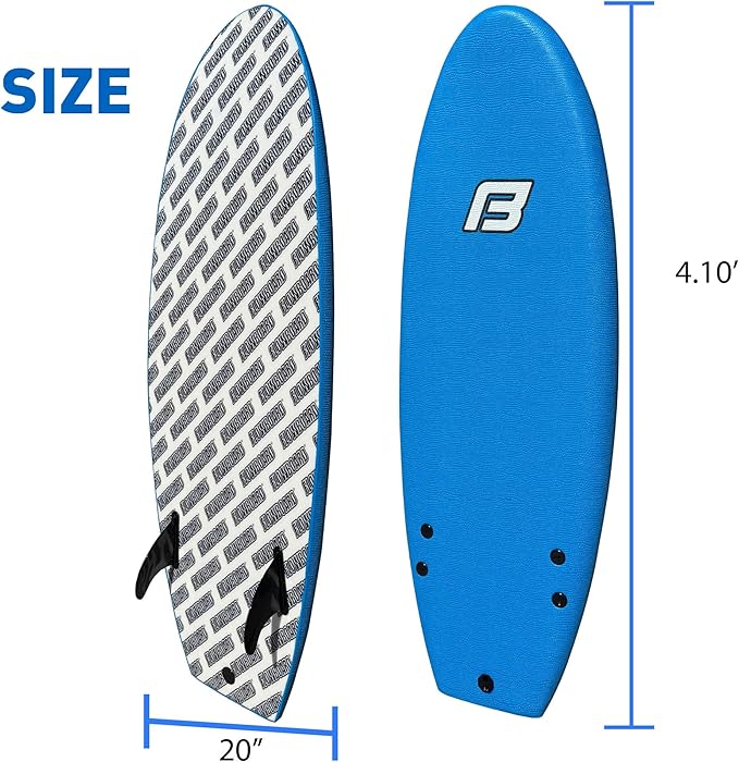 4'10" FUNBOARD Beginner Learning Softboard Surfboard Foam