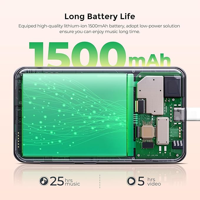 160GB MP3 Player with Bluetooth and WiFi, innioasis Music Player with Spotify,Pandora,Amazon Music,4" Touch Screen Android MP4 MP3 Player for Kids with Libby,Audible,Spotify Kids(Black)