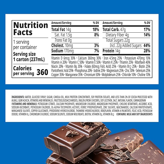 BOOST Plus Nutritional Drink, Rich Chocolate, 8 fl oz (Pack of 24)