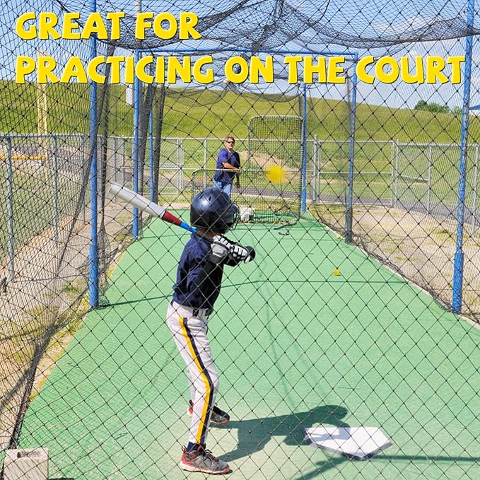 Bucket Pitching Machine Baseballs 24/36 Pack - 60 MPH High Bouncy Yellow Dimpled Practice Balls | Lightweight & Durable for Batting/Fielding Training | Indoor/Outdoor All Ages