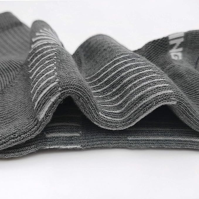 BERING Men's Athletic Ankle Socks Cushioned Quarter Running (6 Pairs)