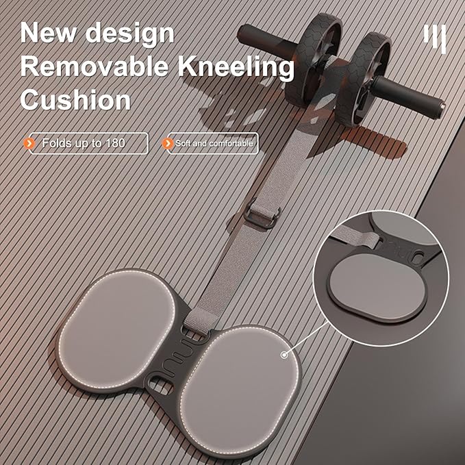 Abdominal Roller - Abdominal Workout Roller with Resistance Band | Abdominal Wheel | Abdominal Tearer | Multifunctional Abs Workout Equipment | Core Strength Training Roller for Men and Women