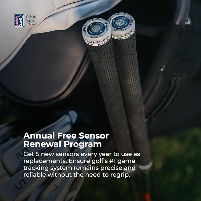 Arccos Caddie Smart Grips - Golf Pride MCC Plus4 (Standard),Grey / Black