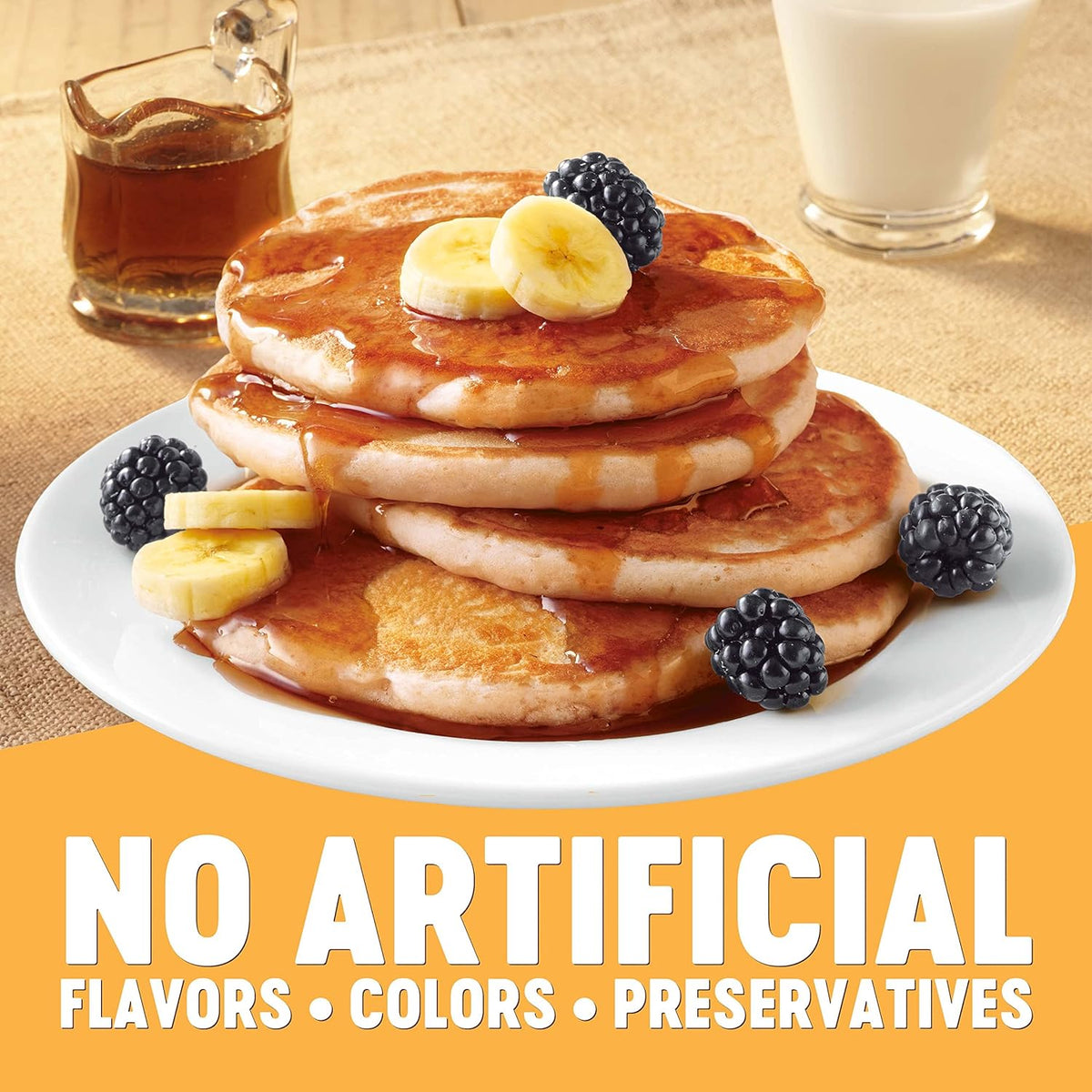 Krusteaz Heart Healthy Buttermilk Pancake Mix, 25.2 OZ (4-Pack)