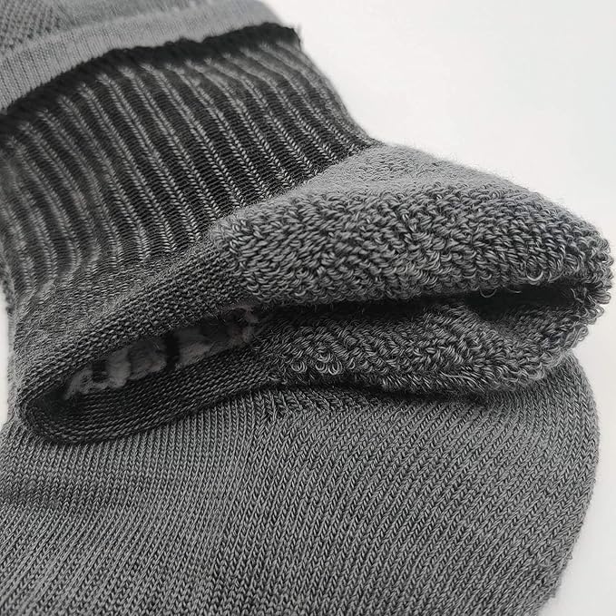 BERING Men's Athletic Ankle Socks Cushioned Quarter Running (6 Pairs)