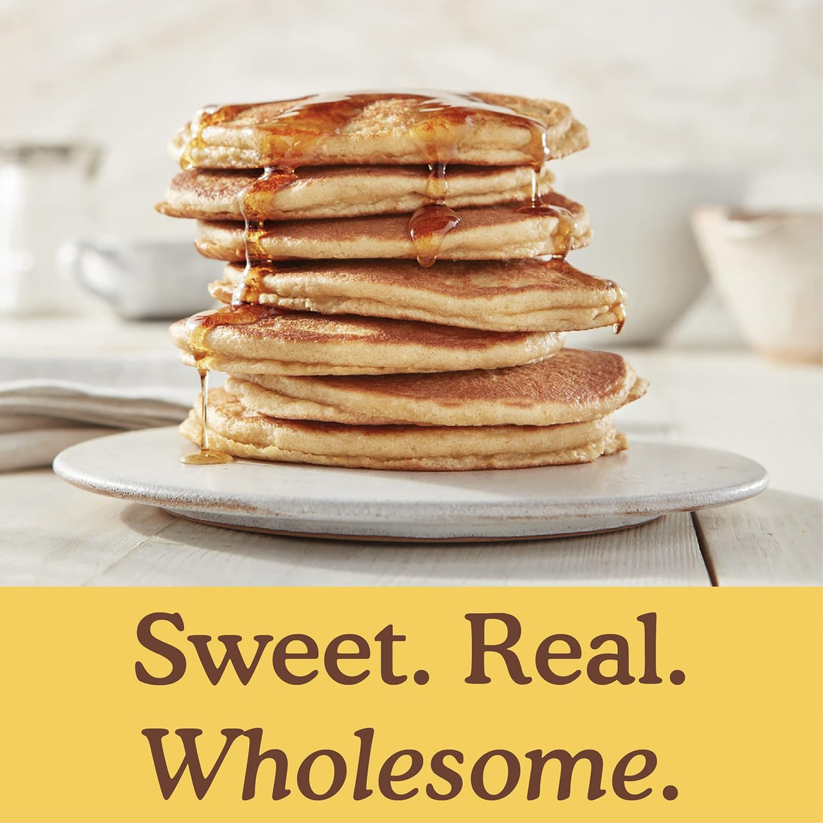 Simple Mills Just Add Water Almond Flour Pancake Mix, Original Protein - Gluten Free, Plant Based, Paleo Friendly, Breakfast, 10.4 Ounce (Pack of 6)