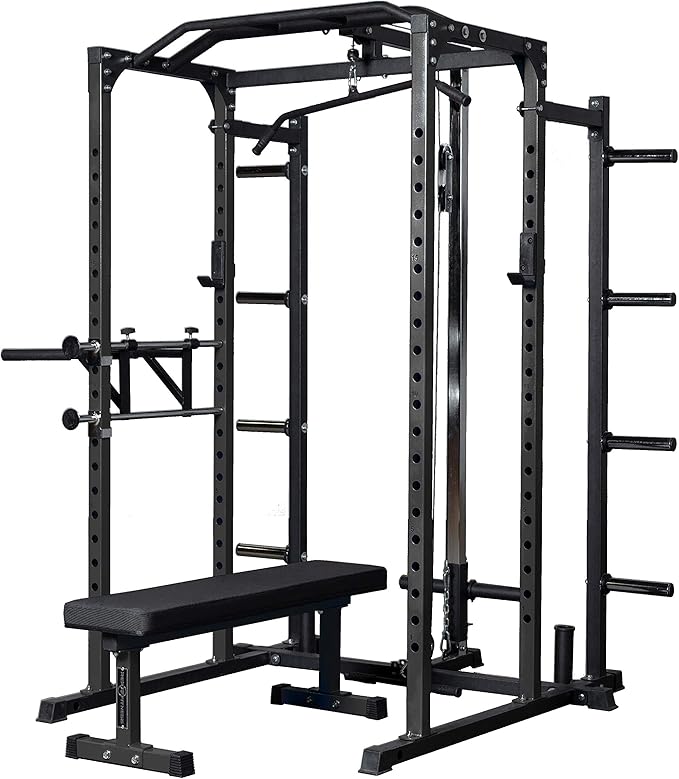 REP Fitness PR-1100 Power Rack - 700 lbs Rated Lifting Cage for Weight Training