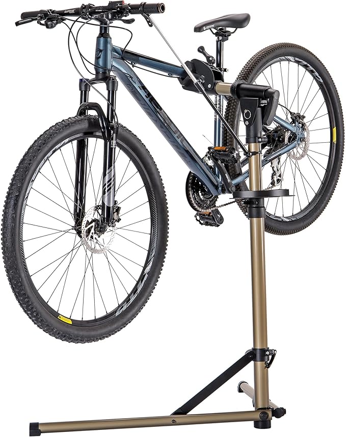 Bike Repair Stand (Max 80lbs) - Bike Stand Rack for Workstand Maintenance - E Bike Repair Stand Bicycle Shop Home Mechanics for Mountain Bike and Road Bike