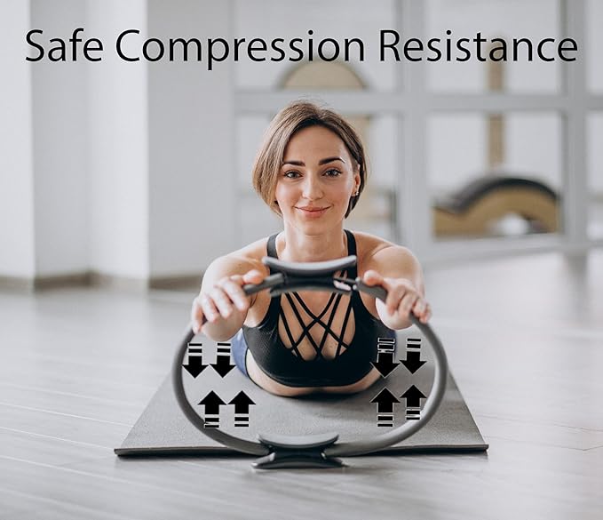 at Home Pilates Kit Featuring Ring, Ball, Band, and Workout Cards. Ultimate at Home Pilates Workout Set..