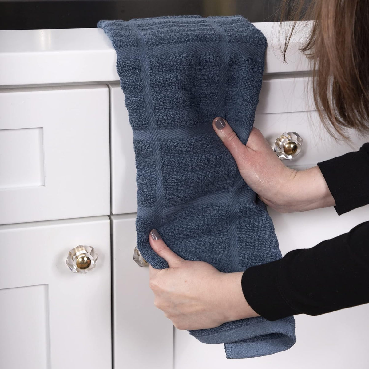 All-Clad Solid Kitchen Towel, 1-Pack, Indigo