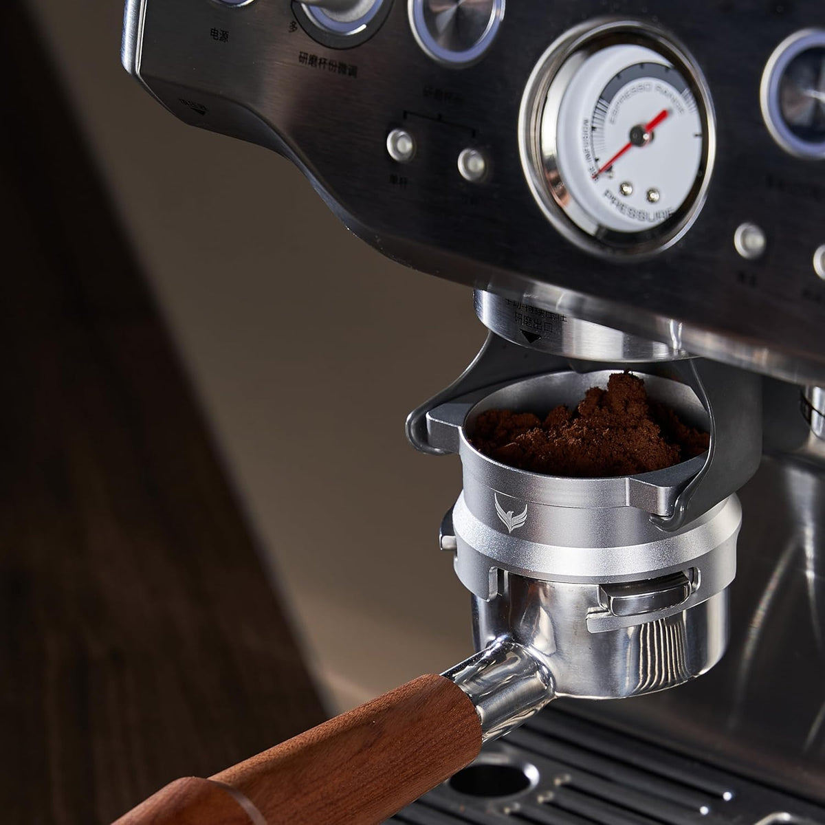 54mm Espresso Bar Accessories – Must-Have Coffee Tools Set with Tamper, Distributor, WDT Stirrer, Dosing Funnel, Puck Screen & Rosewood Organizer | Espresso Machine Accessories Kit