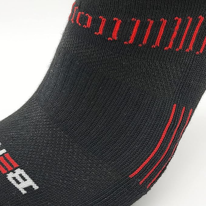 BERING Men's Athletic Ankle Socks Cushioned Quarter Running (6 Pairs)