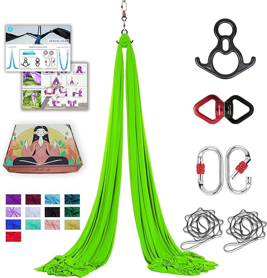 Aerial Silks 11 Yards Aerial Silks For Home Aerial Yoga Swing Aerial Yoga Hammock Swing Aerial Silk For Gymnastics