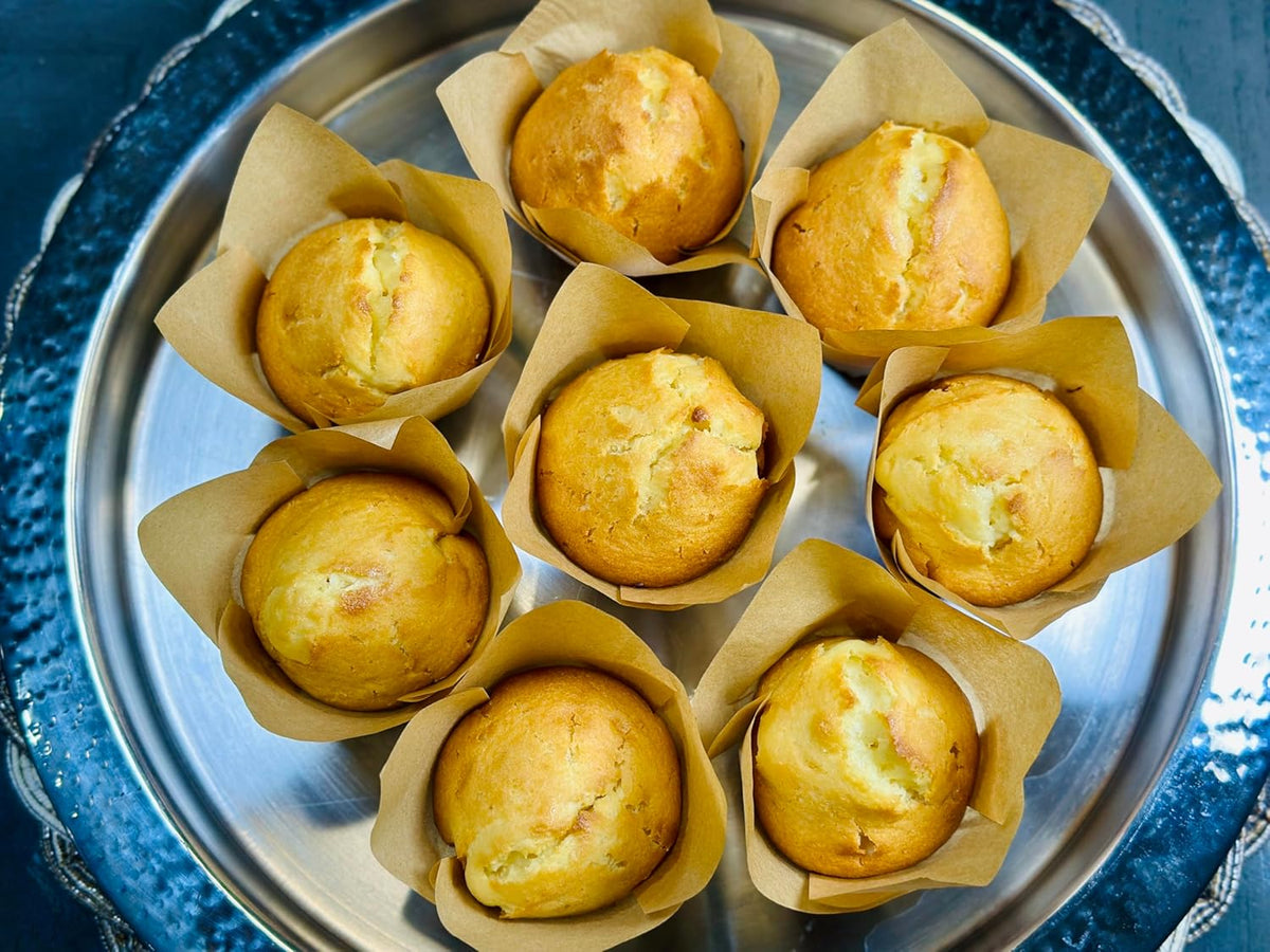 Molibake Vanilla Muffin Mix - Pack of 1 – Premium Vanilla Muffin Baking Mix for Home Oven and Muffins Maker – 14 oz – All-Natural Easy-to-Use Mix for Fluffy, Bakery-Style Homemade Muffins