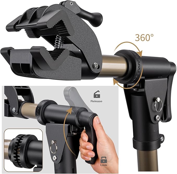 Bike Repair Stand (Max 80lbs) - Bike Stand Rack for Workstand Maintenance - E Bike Repair Stand Bicycle Shop Home Mechanics for Mountain Bike and Road Bike