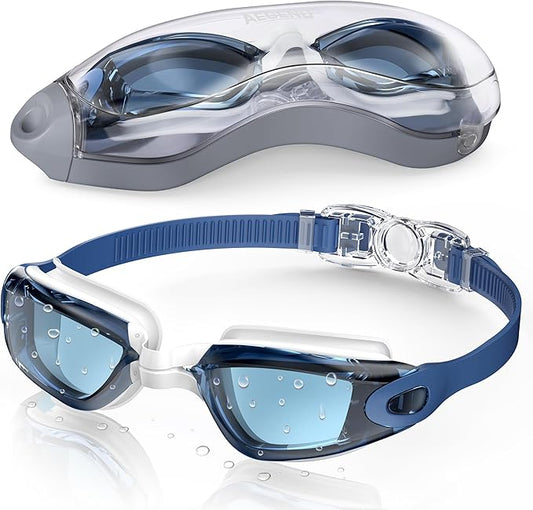 Aegend Swim Goggles, Swimming Goggles No Leaking Full Protection Adult Men Women Youth