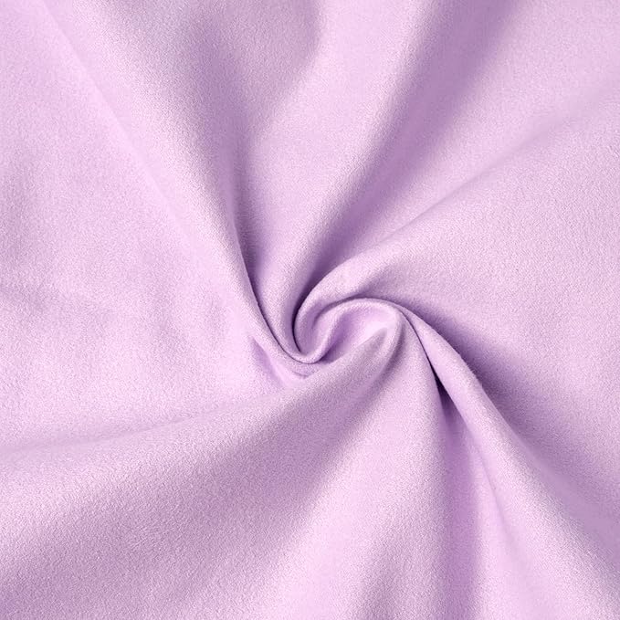 Eunzel Hot Yoga Towel Non Slip Yoga Mat Towel Non-Slip Sweat Absorbent Microfiber Towel for Hot Yoga, Pilates and Workout 72" x 26.5", Taro Purple