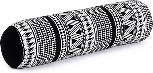 Leewadee Small Yoga Bolster – Shape-Retaining Cervical Neck Roll, Tube Pillow for Comfortable Reading, Kapok Filling, 22 x 6 x 6 inches