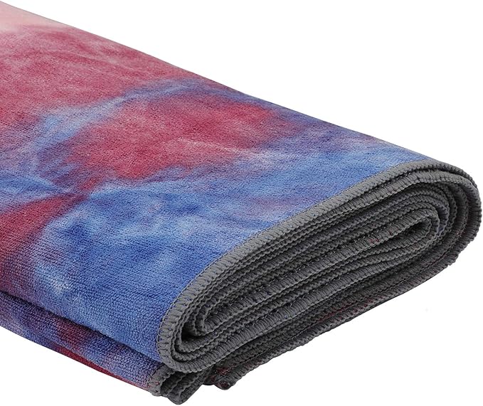 Yoga Towel, Non-Slip Hot Yoga Towel Anti-Slip Waffle Texture, 100% Absorbent Odorless Microfiber Yoga Blanket, Standard Size 72 x 24 x 0.2 inches Cushion Towel for Hot Yoga, Bikram, Pilates1