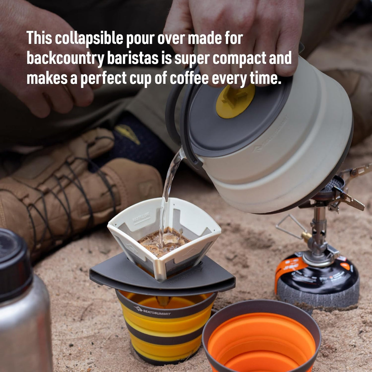 Sea to Summit Frontier UL Collapsible Pour Over Camping Coffee Brewer