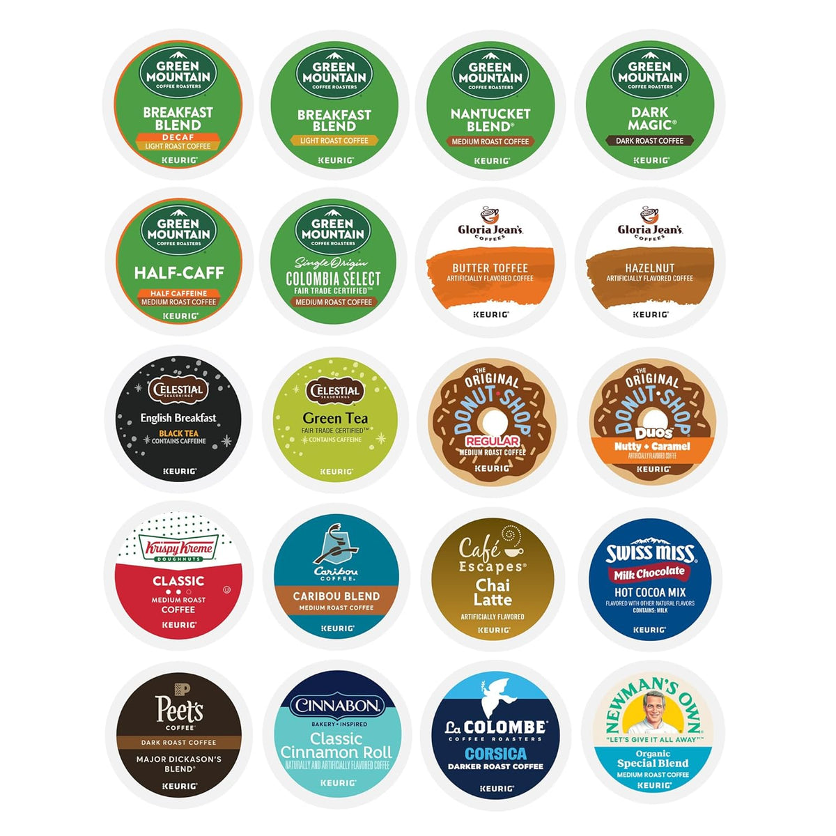 Keurig® Entertainers Variety Pack, Keurig Single Serve K-Cup Pods, 40ct