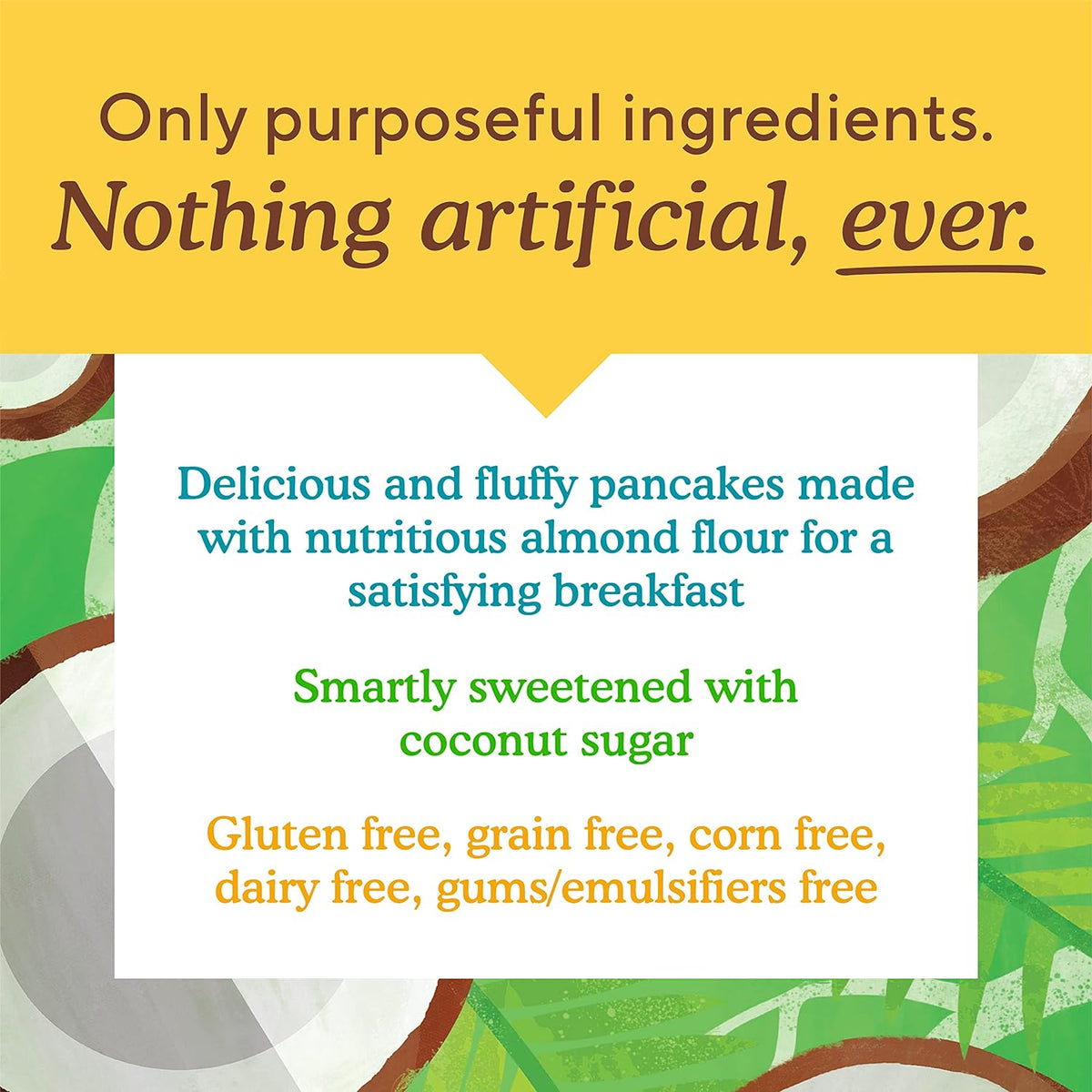 Simple Mills Almond Flour Pancake & Waffle Mix, Original - Gluten Free, Plant Based, Paleo Friendly, Breakfast 10.7 Ounce (Pack of 6)