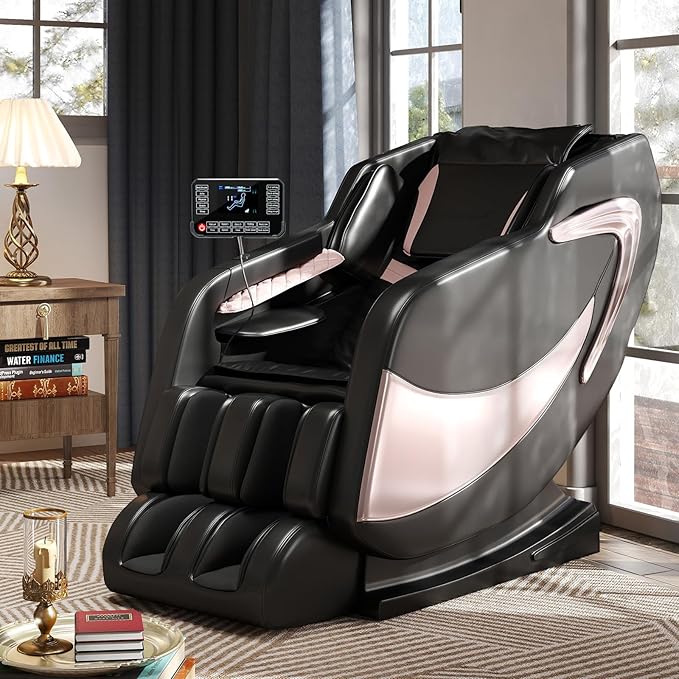 Artist hand Massage Chair Full Body, Zero Gravity Massage Chair Shiatsu Massage Recliner with 5 Auto Modes, Back & Upper Legs Heating, Bluetooth Speakers, Calfrest Extension, Airbags, Foot Rollers