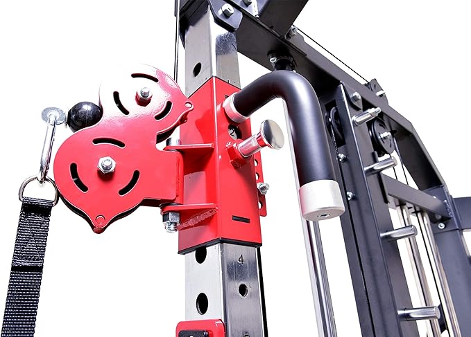 MiM USA Hercules EX, Commercial All in One Gym Machine w/400 lb Weight Stack, Adj Bench, Jammer Arms, Leg Press, Leg Extension, Arm Curl, LAT Seat & Complete Attachment