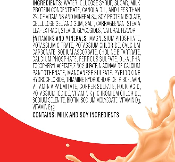 BOOST Original Nutritional Drink, Peaches & Cream, 8 fl oz (Pack of 24)