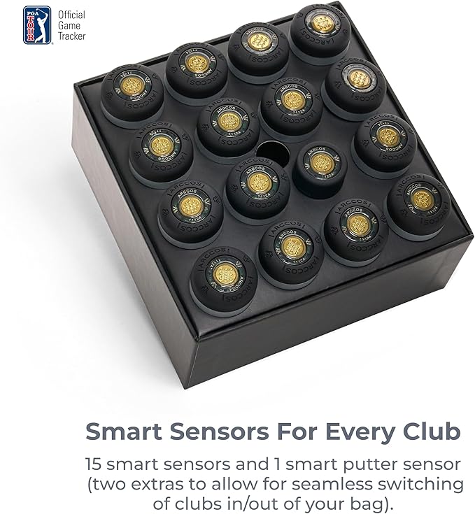 Arccos Smart Sensors: Automatic Golf Game Tracking System, A.I. Powered GPS Rangefinder & Smart Club Distances