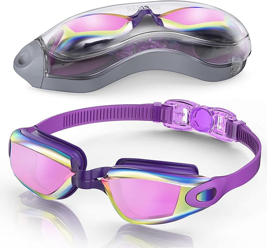 Aegend Swim Goggles, Swimming Goggles No Leaking Full Protection Adult Men Women Youth