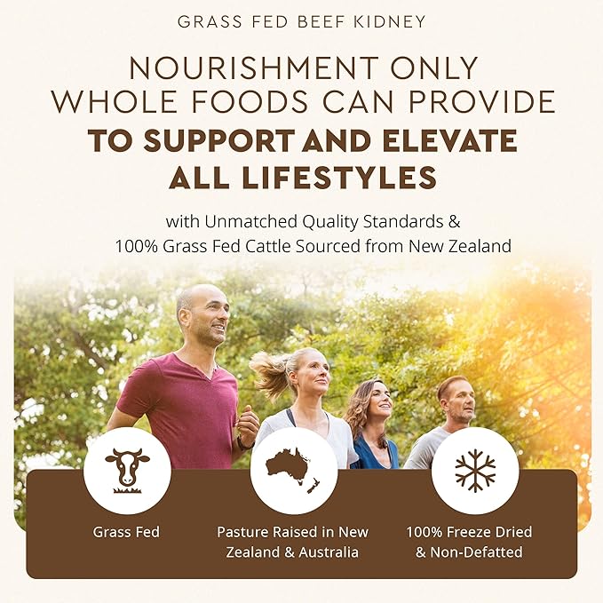 Ancestral Supplements Grass Fed Beef Kidney Supplement, 3000mg, DAO Enzyme Supplement, Kidney Support for Urinary and Histamine Health, Selenium, B12, Non GMO, 180 Capsules