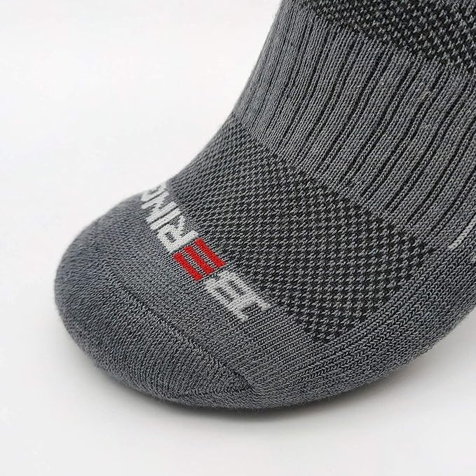 BERING Men's Athletic Ankle Socks Cushioned Quarter Running (6 Pairs)