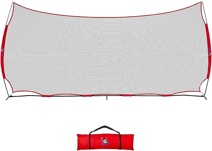 20x10ft Sports Net | 200 SQ feet of Protection | Multi Sport Netting Barrier, Sports Net, Baseball Netting Backstop | Perfect for Golf, Baseball, Basketball, Soccer, Lacrosse, Hockey