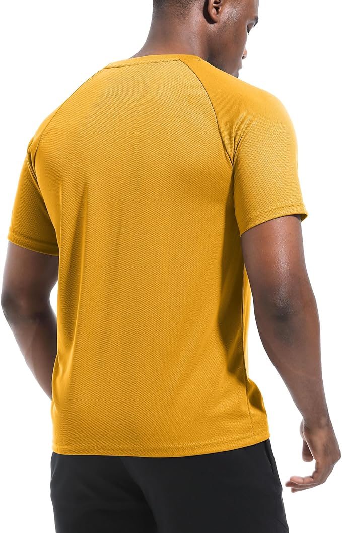 Boyzn 1, 3, 5 or 7 Pack Men's Workout Running Shirts, Dry Fit Moisture Wicking T-Shirt, Gym Athletic Short Sleeve Tee Shirts