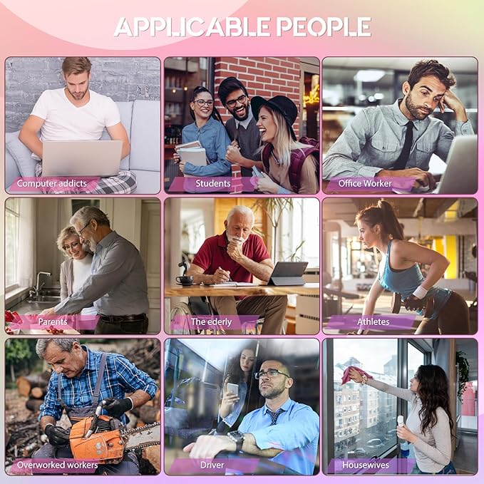 Belifu Dual Channel TENS EMS Unit 24 Modes Muscle Stimulator for Pain Relief Therapy, Electronic Pulse Massager Muscle Massager with 10 Pads, Dust-Proof Drawstring Storage Bag