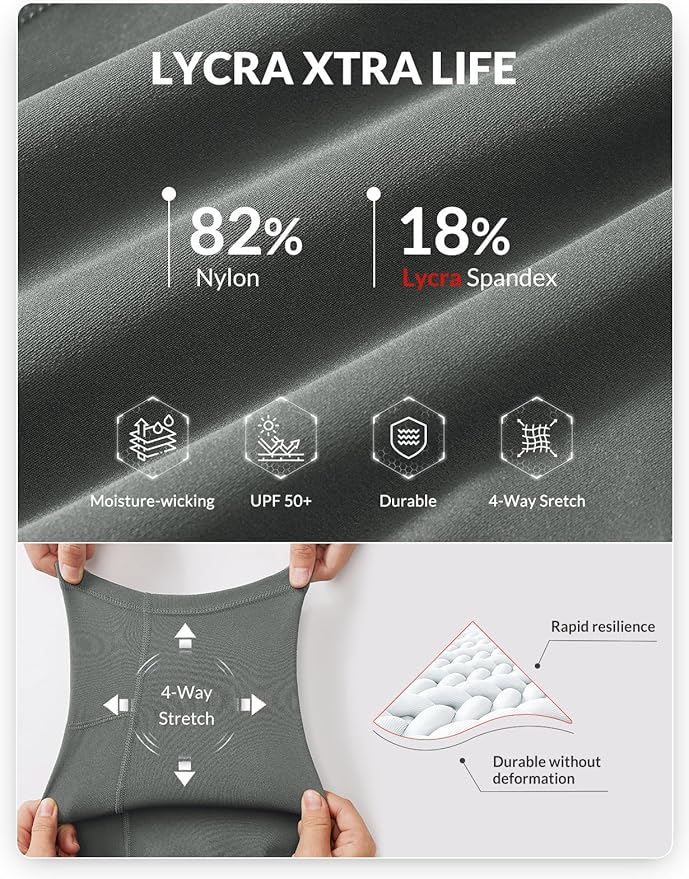 baleaf Women's 8"/ 5"/ 3" Biker Shorts High Waist Yoga Workout Gym Running Volleyball Spandex Shorts with Pockets